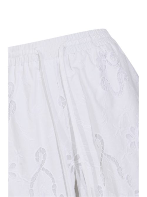 Pantalone ricamo ajour in cotone NO SECRETS | 261NS234COCCO